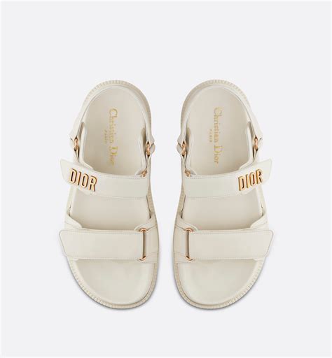 dior sandals white|christian dior white sandals.